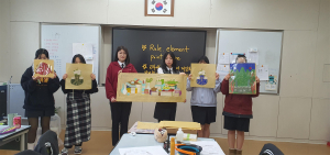 경주디자인고, 전통 민화로 소통하다
