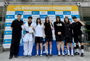 경주시청 여자태권도팀 전국 무대서 첫 메달
