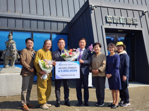 남리 최영조 경주예총회장 고청갤러리 초대전 판매 전액 기증