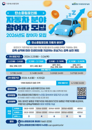 ‘탄소중립포인트제’ 참여자 모집