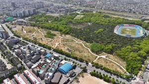 경주 황성공원 도시바람길숲 1단계 개방
