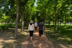 경주시, 황성문화공원에 1.4㎞ 맨발둘레길 개장
