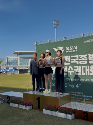 경주시청 육상팀, 전국종별선수권 금·은·동 석권