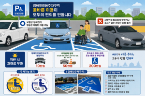 경주시, 장애인전용주차구역 불법주차 단속·홍보 강화
