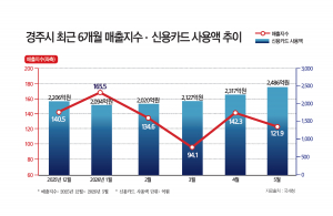 경주 관광은 웃고 내수는 울었다