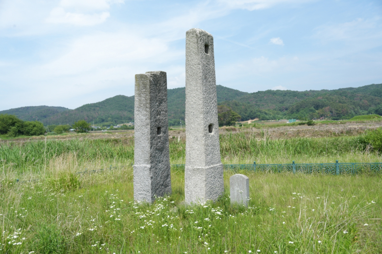 경주보물순례[9] 경주 보문사지 당간지주